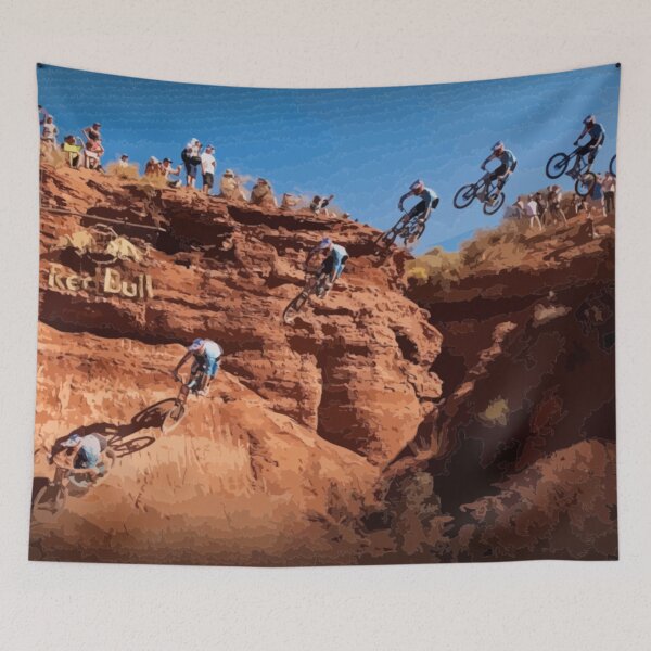 Item preview, Gee Atherton Rampage Wall Ride Painting designed and sold by Positive Lad.