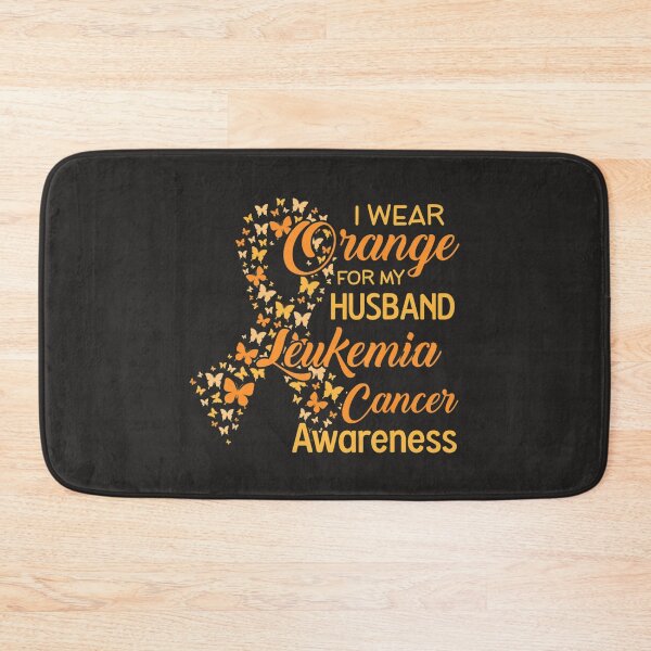 Item preview, I wear Orange for my Husband Leukemia Cancer Awareness  designed and sold by Miriam Brayan.
