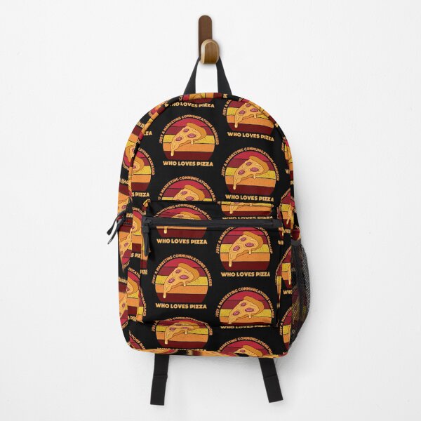 Item preview, Just a marketing communications manager who loves pizza, funny food lovers marketing communications manager job, humor, joke, meme, pizza lover designed and sold by SGS-.