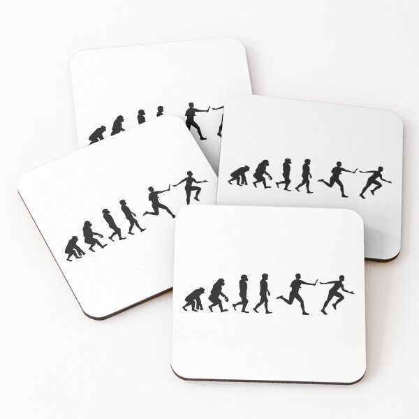Item preview, Relay race run athlete track & field Evolution designed and sold by CuteDesigns1.