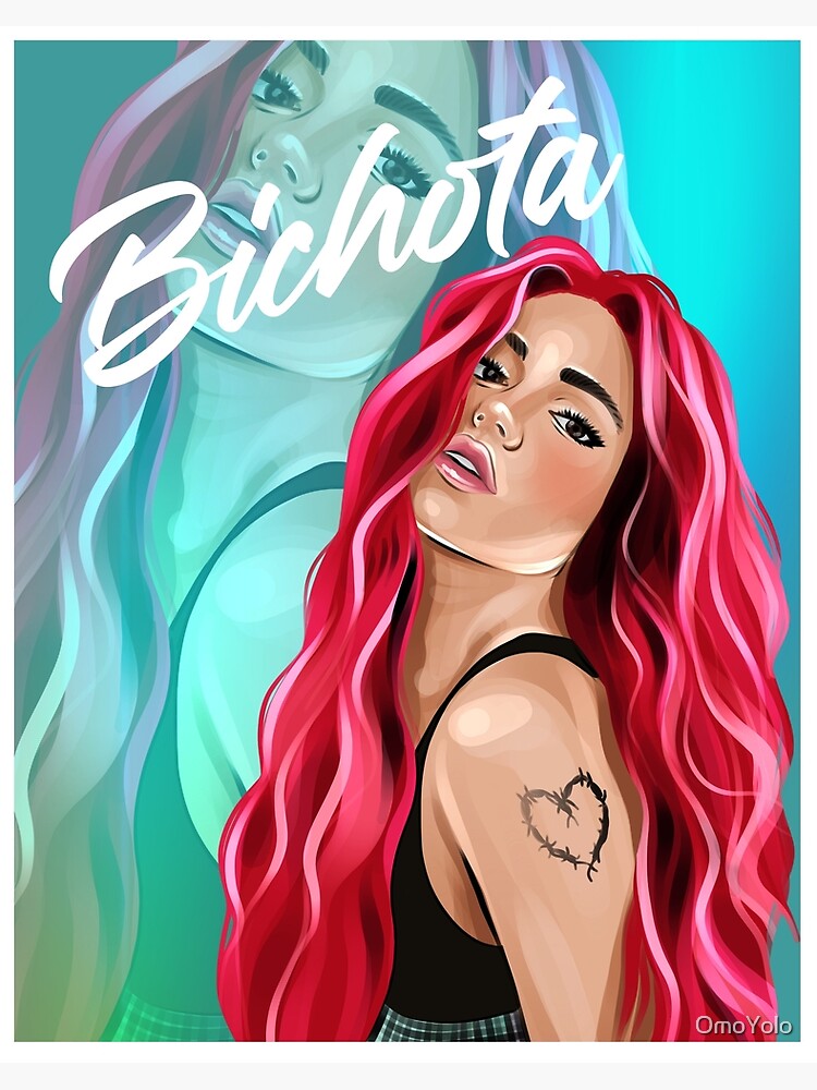 Karol G with Red Hair with Bichota Tumbler - Anynee