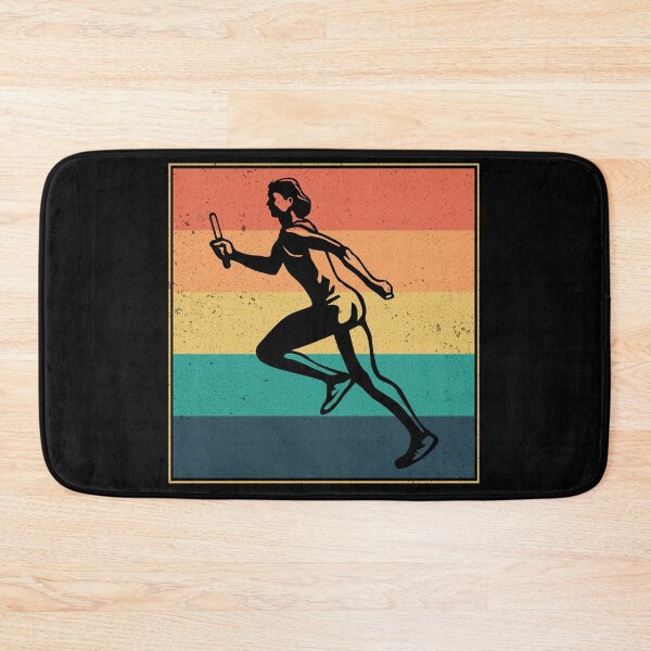 Item preview, Relay race run athlete track and field vintage retro designed and sold by CuteDesigns1.