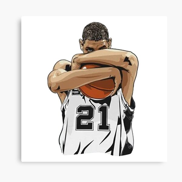 Acrylic Painting Tim Duncan Painting Spurs Athlete