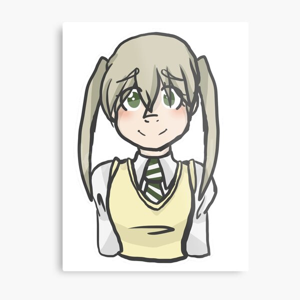 Smiling Maka Metal Print