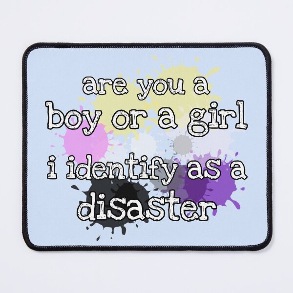 Item preview, I identify as a disaster designed and sold by Art by Veya.