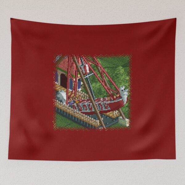 Item preview, RollerCoaster Tycoon RCT 1 - Swinging Pirate Ship designed and sold by vortiene.