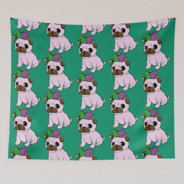 Item preview, Animal bp dog doggy Adorable puppy wearing jester hat designed and sold by YourLifeStyler.