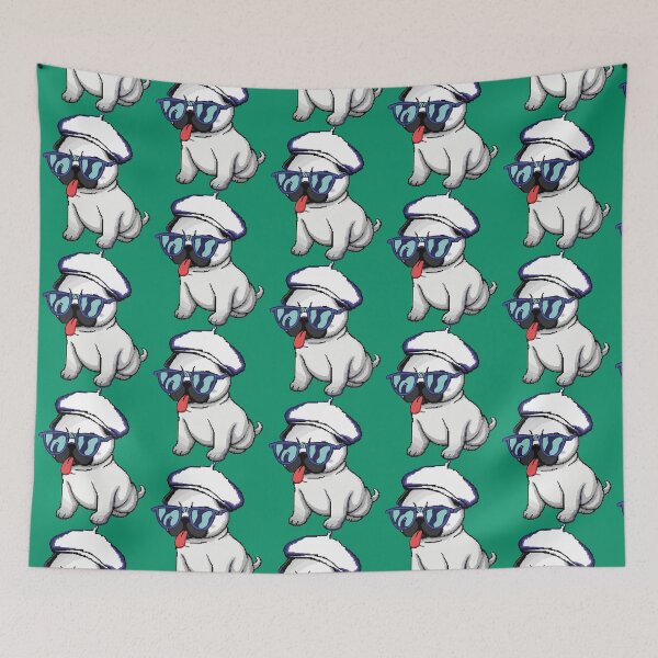 Item preview, Animal bp dog doggy cute puppy wearing blue glasses designed and sold by YourLifeStyler.