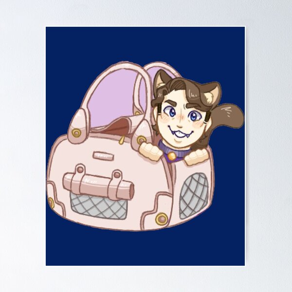 Item preview, Catboy Jerma Funny Sticker   designed and sold by CamilleCV.