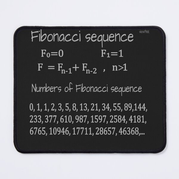 Item preview, Fibonacci sequence designed and sold by wowitsmytshirt.