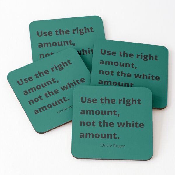 Item preview, Use the right amount, not the white amount. - Uncle Roger - Nigel Ng   designed and sold by PhiloMoran2.