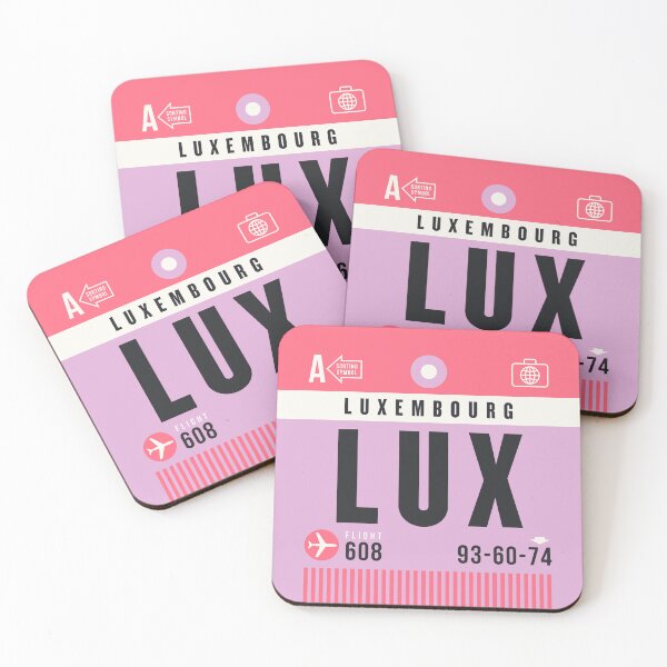 Artikelvorschau, Luggage Tag A - LUX Luxembourg entworfen und verkauft von VoodooCircus.