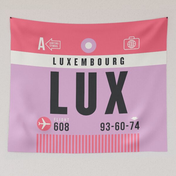 Item preview, Luggage Tag A - LUX Luxembourg designed and sold by VoodooCircus.