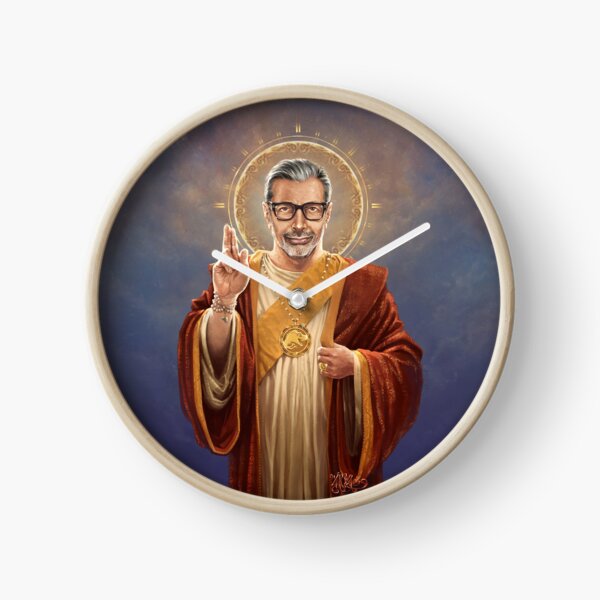 Item preview, Saint Jeff of Goldblum, Jeff Goldblum Original Religious Painting designed and sold by Vincent Carrozza.