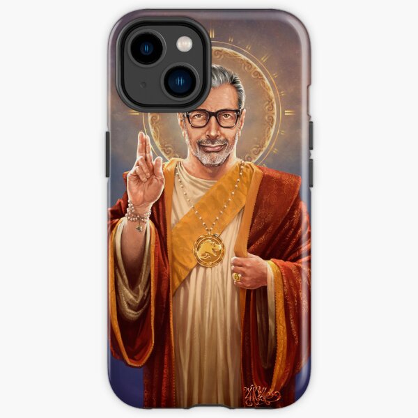 Saint Jeff of Goldblum - Jeff Goldblum Original Religious Painting Iphone Case