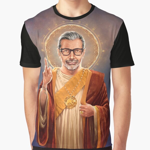 Saint Jeff of Goldblum - Jeff Goldblum Original Religious Painting Graphic T-Shirt