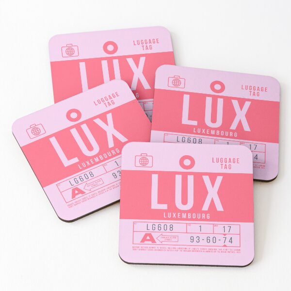Artikelvorschau, Luggage Tag B - LUX Luxembourg entworfen und verkauft von VoodooCircus.