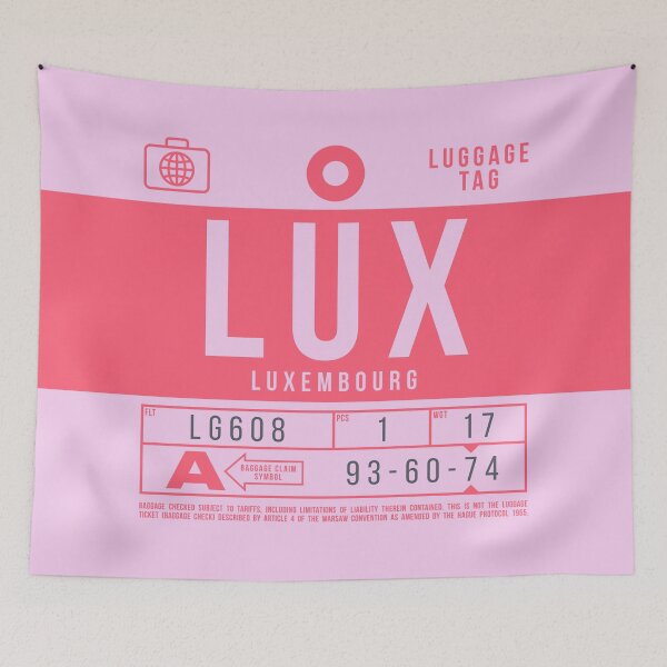 Item preview, Luggage Tag B - LUX Luxembourg designed and sold by VoodooCircus.