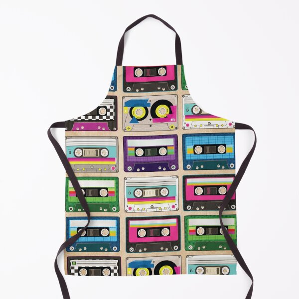 Item preview, Retro Cassette Tape Pattern designed and sold by Tarapetlover.