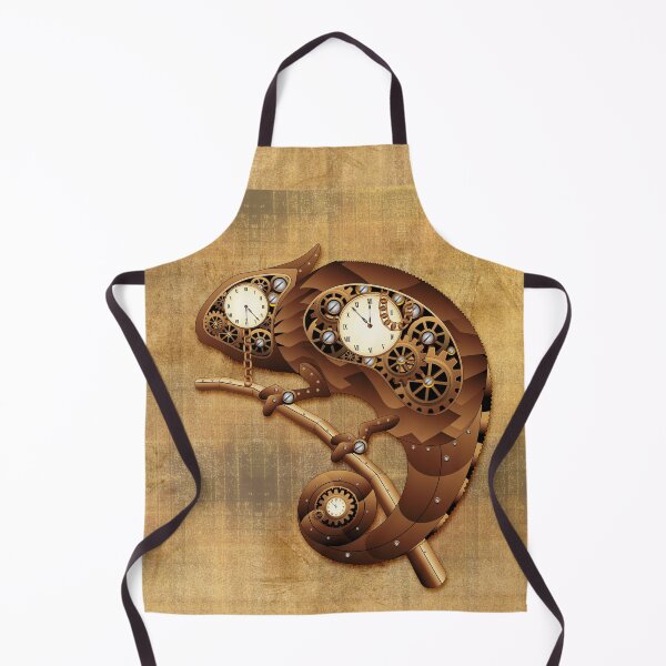 Item preview, Steampunk Chameleon Vintage Retro Style Machine designed and sold by BluedarkArt.