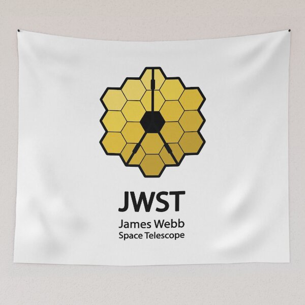 Item preview, James Webb Space Telescope JWST black medium designed and sold by bolkibox.