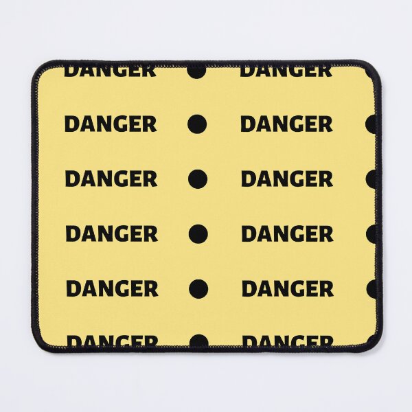 Item preview, Warning danger to attract attention. Black and yellow stripped line warning border.  designed and sold by Giree07.