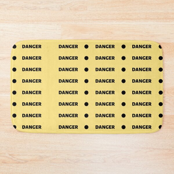 Item preview, Warning danger to attract attention. Black and yellow stripped line warning border.  designed and sold by Giree07.