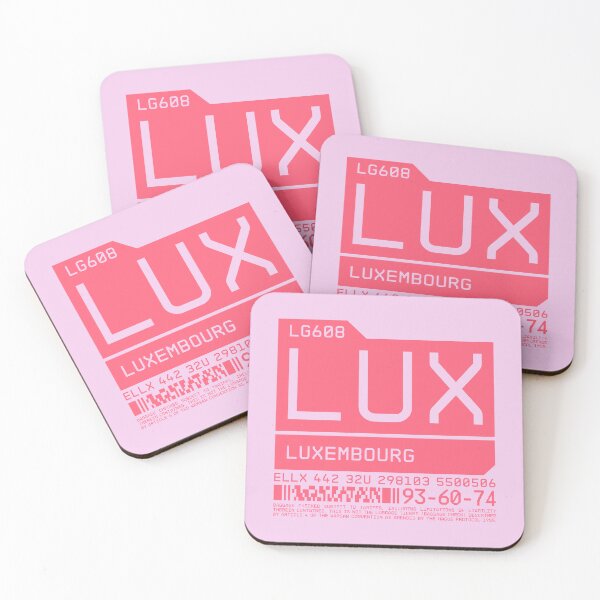 Artikelvorschau, Luggage Tag C - LUX Luxembourg entworfen und verkauft von VoodooCircus.