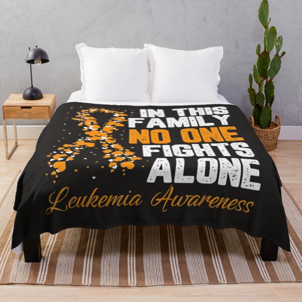 Item preview, In This Family No One Fight Alone Leukemia Awareness  designed and sold by Miriam Brayan.