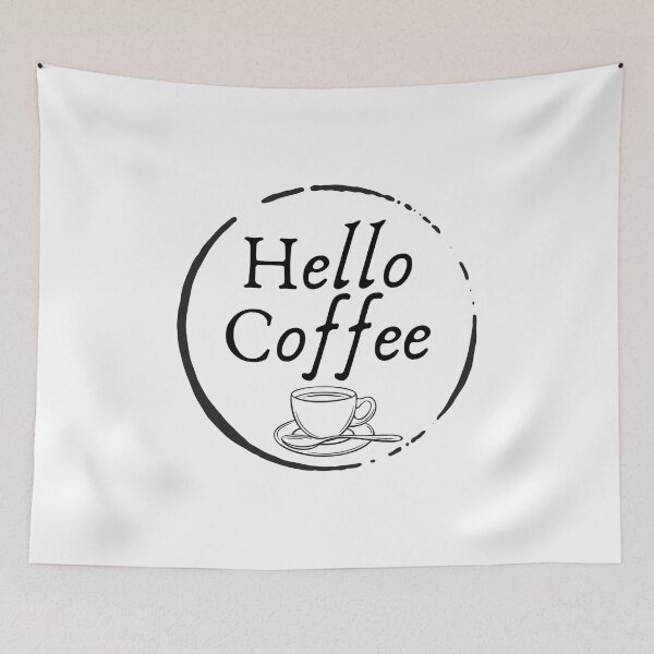 Item preview, Hello Coffee designed and sold by Elvira Hyvönen.