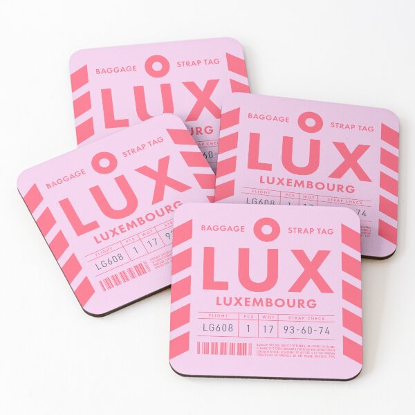 Artikelvorschau, Luggage Tag D - LUX Luxembourg entworfen und verkauft von VoodooCircus.