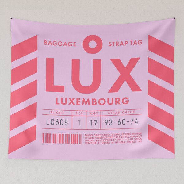 Item preview, Luggage Tag D - LUX Luxembourg designed and sold by VoodooCircus.