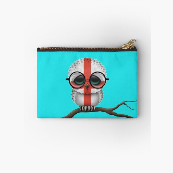 Item preview, Nerdy English Baby Owl on a Branch designed and sold by JeffBartels.