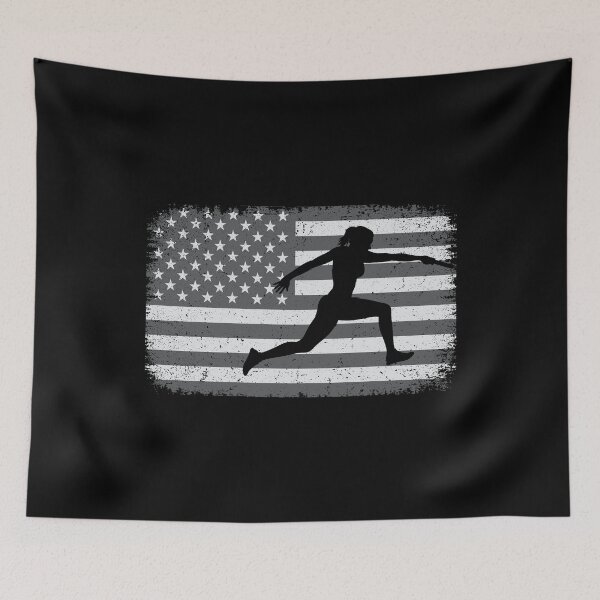 Item preview, American Flag Relay race athlete track and field designed and sold by CuteDesigns1.