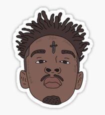 21 Savage Drawing: Stickers | Redbubble | Redbubble