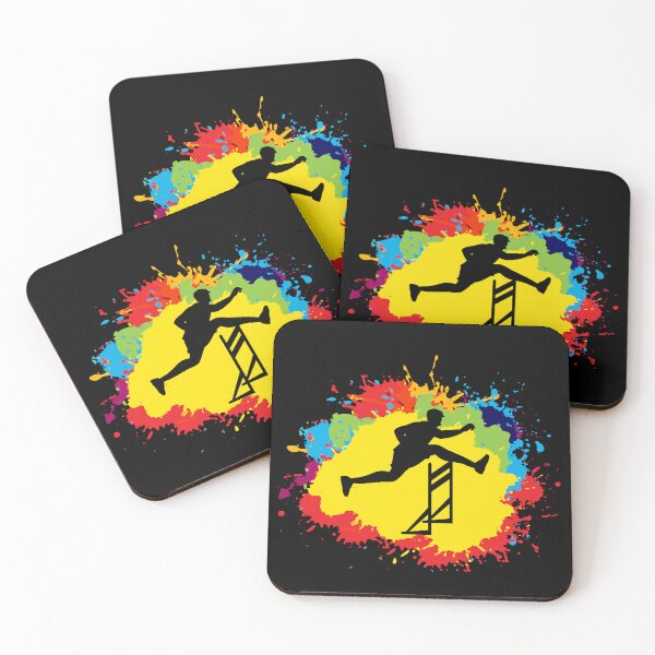 Item preview, Hurdles Hurdling Hurdler Running Runner Athletes designed and sold by CuteDesigns1.
