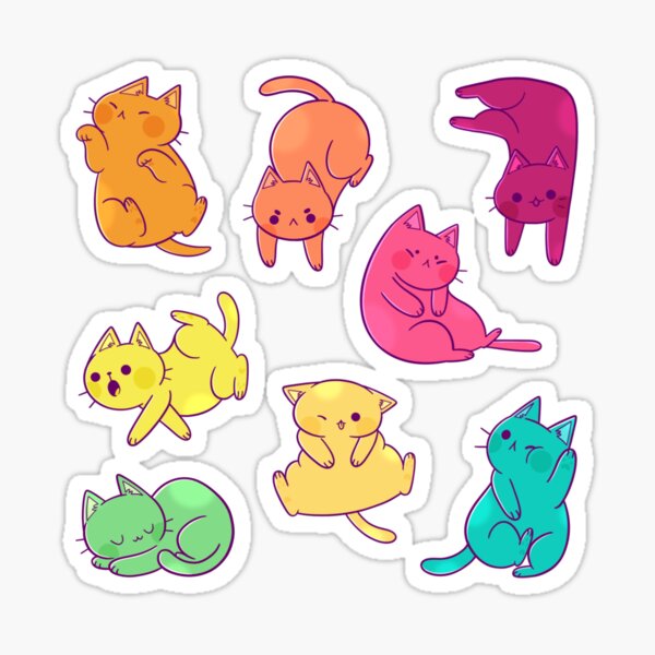 Chats fondants 2 Sticker