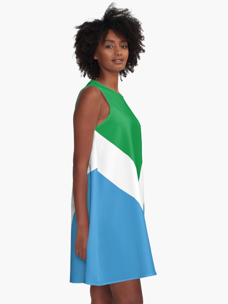 Alternate view of International Vegan Flag 2 A-Line Dress