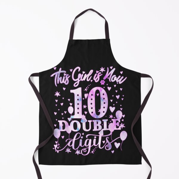Item preview, 10th Birthday Gift This Girl Is Now 10 Double Digits Tie Dye designed and sold by NaomiTankersly.