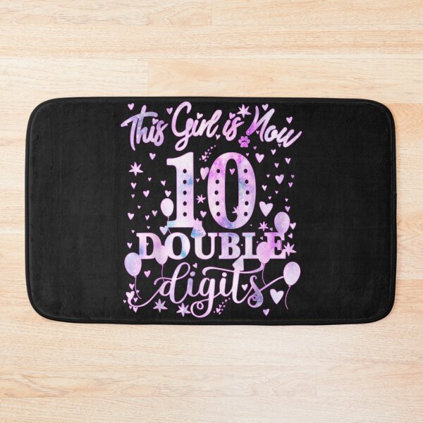 Item preview, 10th Birthday Gift This Girl Is Now 10 Double Digits Tie Dye designed and sold by NaomiTankersly.