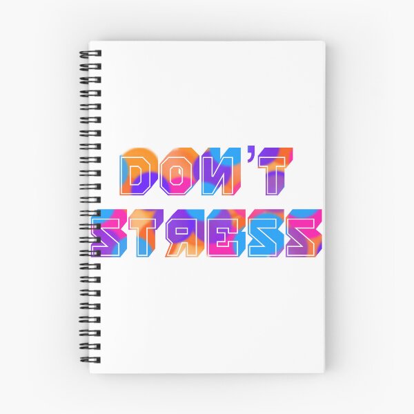 Item preview, Colorful universal phrase “Don’t stress” designed and sold by ggstore11.