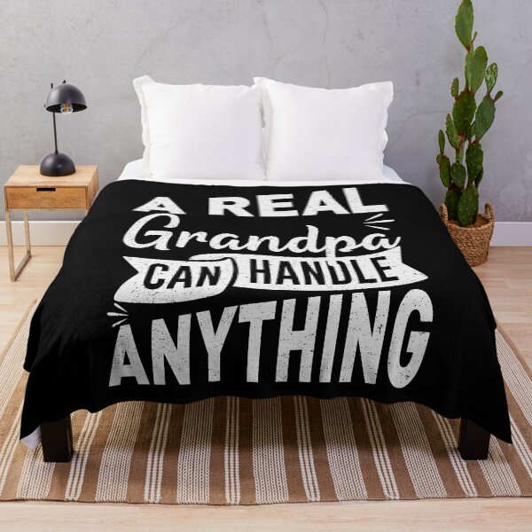 Item preview, A Real Grandpa Can Handle Any Thing Funny Gift For Father and Grandpa designed and sold by YAHIA-14.