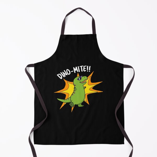 Item preview, Dino-mite Funny Dinosaur Puns (Dark BG) designed and sold by punnybone.