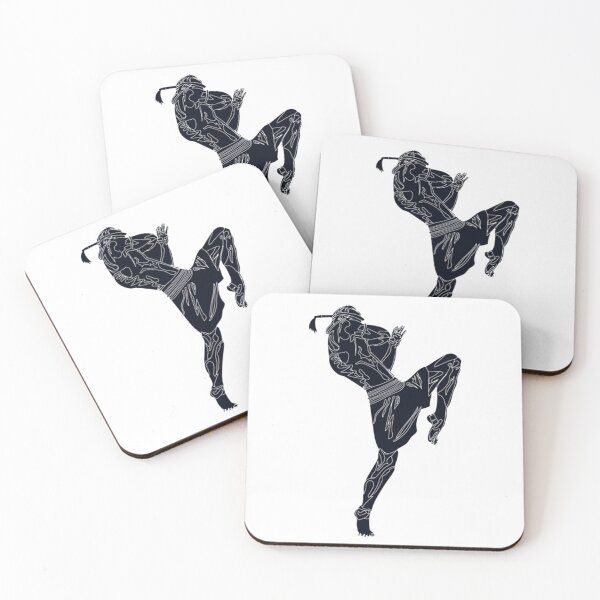 Item preview, Vintage Muay Thai Knee Abstract Black and White designed and sold by PatrickWeidle.