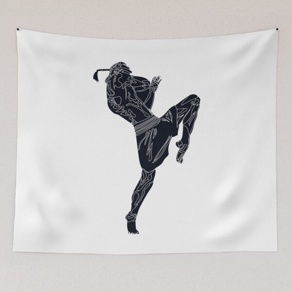 Item preview, Vintage Muay Thai Knee Abstract Black and White designed and sold by PatrickWeidle.