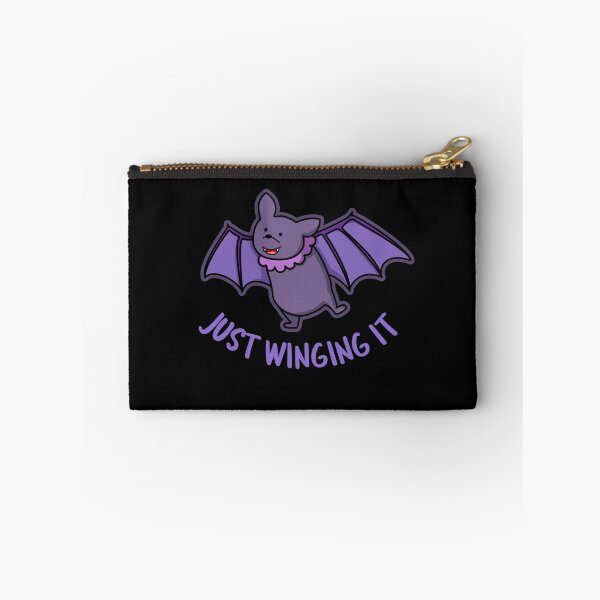 Item preview, Just Winging It Funny Bat Puns (Dark BG) designed and sold by punnybone.