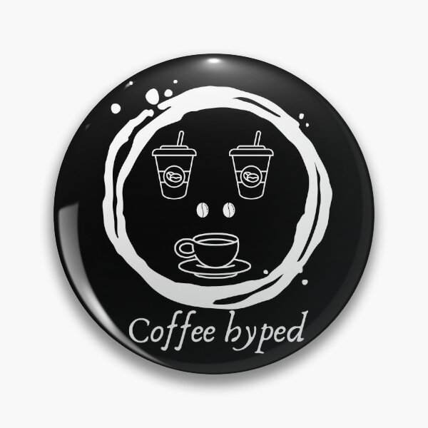Item preview, Coffee Hyped (white) designed and sold by Elvira Hyvönen.