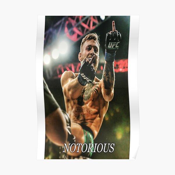 Conor McGregor notorisch Poster
