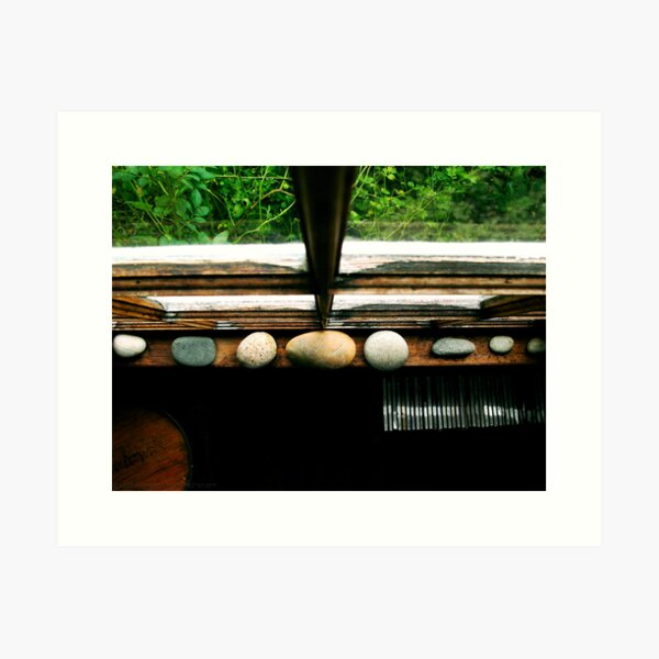 Stones In The Window Art Print