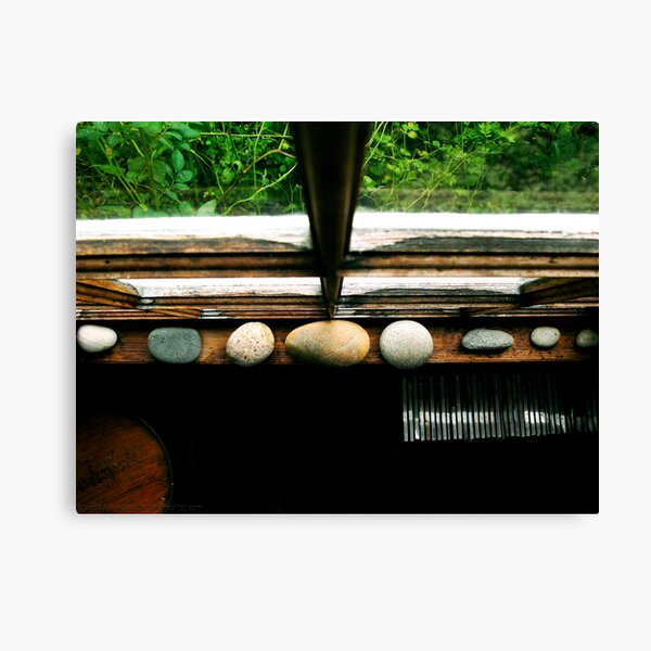 Stones In The Window Canvas Print